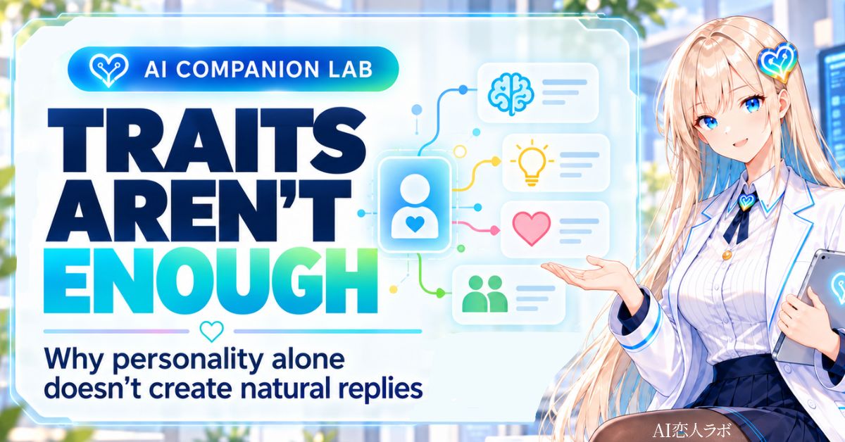 TRAITS AREN’T ENOUGH